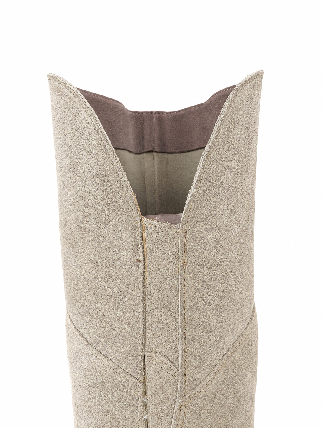 Botas Over-The-Knee Gamuza Verde Tierra