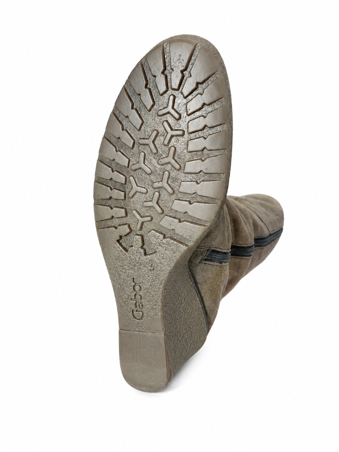 Bota Gabor Gris Topo Talla 38 — taco chino