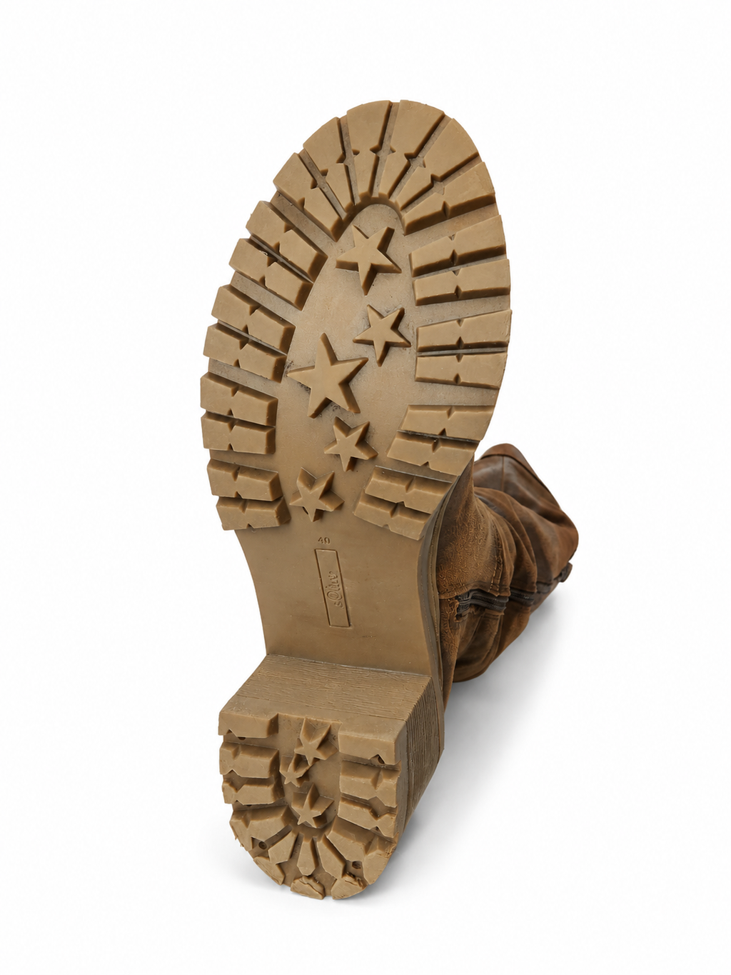 Botas S.Oliver Talla 40 — Símil Cuero Café