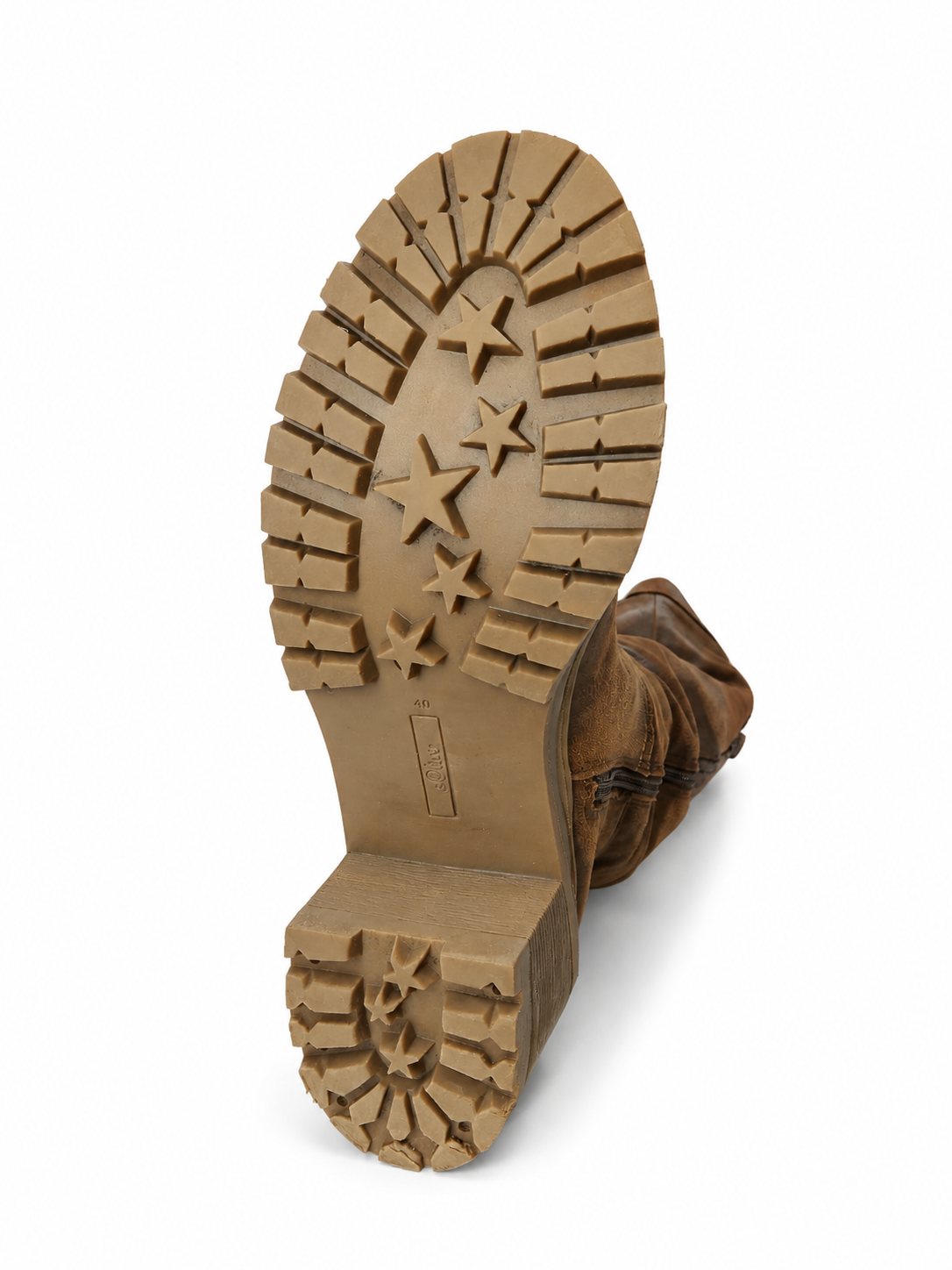 Botas S.Oliver Talla 40 — Símil Cuero Café