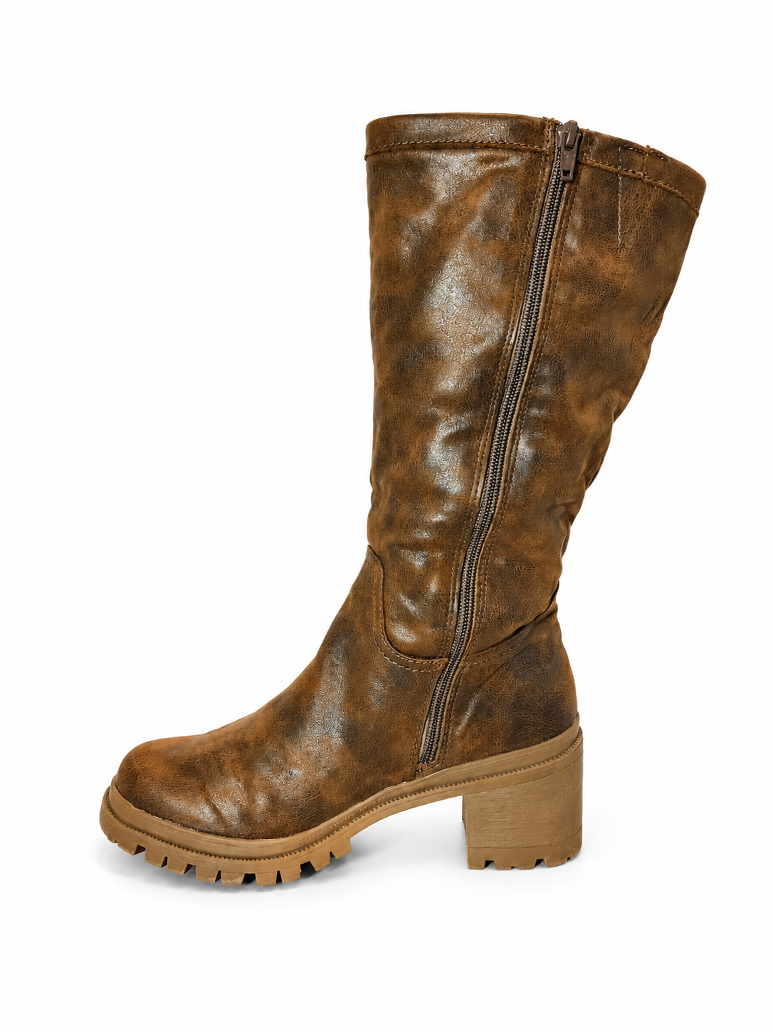 Botas S.Oliver Talla 40 — Símil Cuero Café